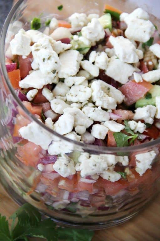 Herbed Feta Pico de Gallo