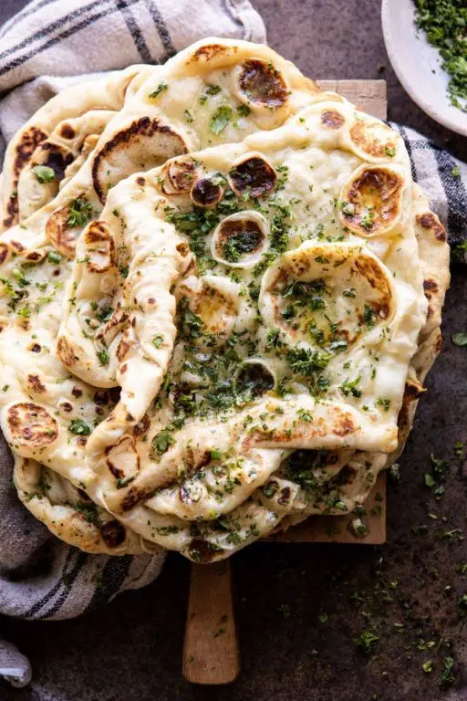 Herbed Garlic Naan Bread
