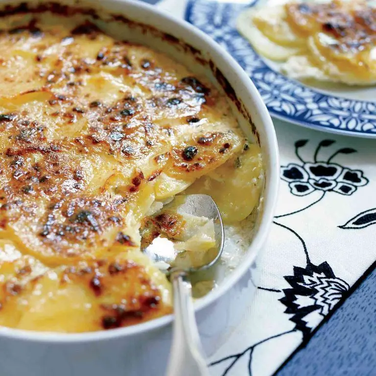 Herbed Instant Potato Gratin