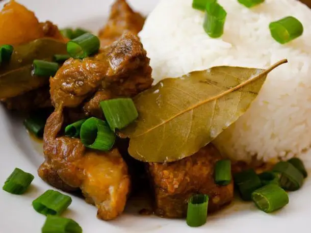 Herbed Pork Adobo with Bay Leaves and Thyme