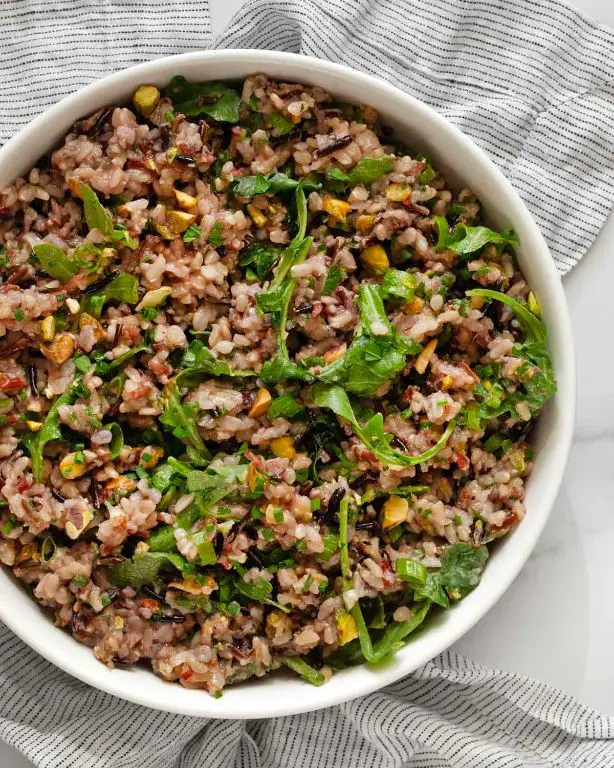 Herbed Wild Rice Salad with Lemon Vinaigrette
