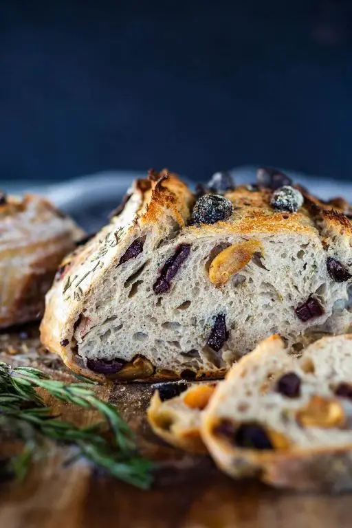 Herb-infused sourdough bread