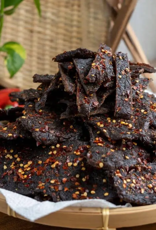 Homemade Beef Jerky with Spicy Marinade
