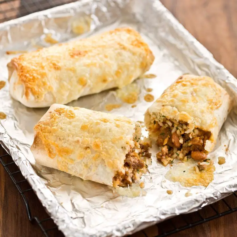 Homemade Beef and Bean Burritos