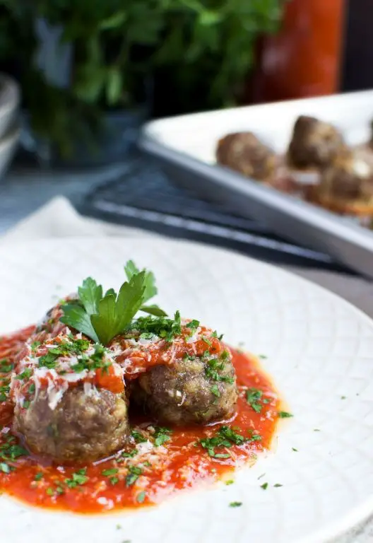 Homemade Ground Beef and Sausage Meatballs