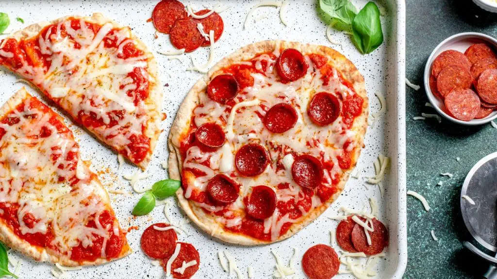Homemade Pizza with Pita Bread