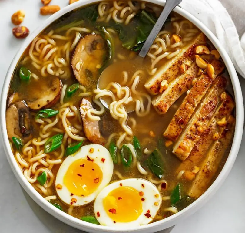 Homemade Ramen Noodle Soup