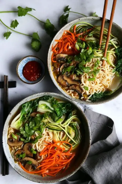 Homemade Ramen with Vegetables