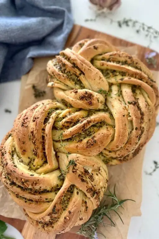 Homemade Sourdough Bread with Herbs