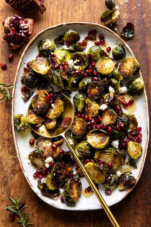 Honey Balsamic Brussel Sprouts with Bacon