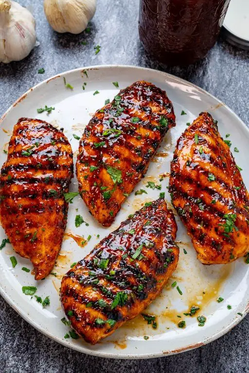 Honey Garlic BBQ Grilled Chicken
