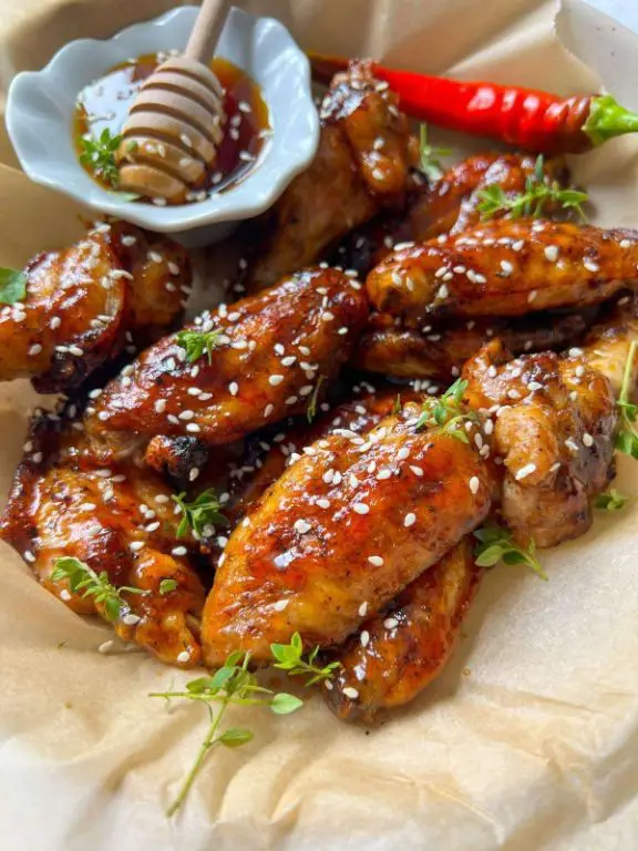 Honey Garlic Barbecued Chicken Wings