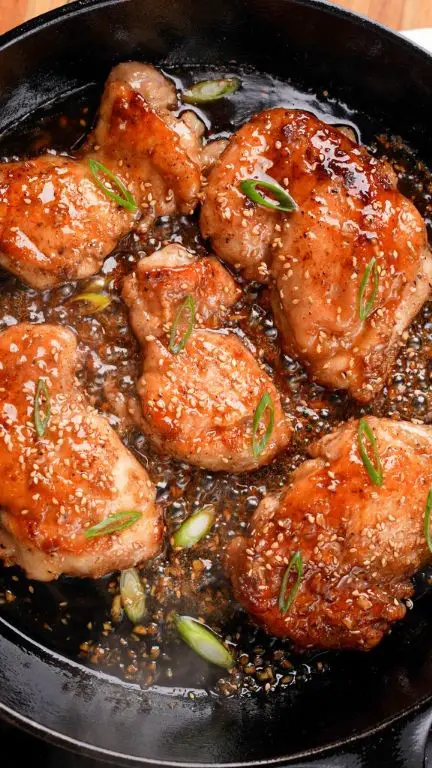 Honey Garlic Chicken Thighs