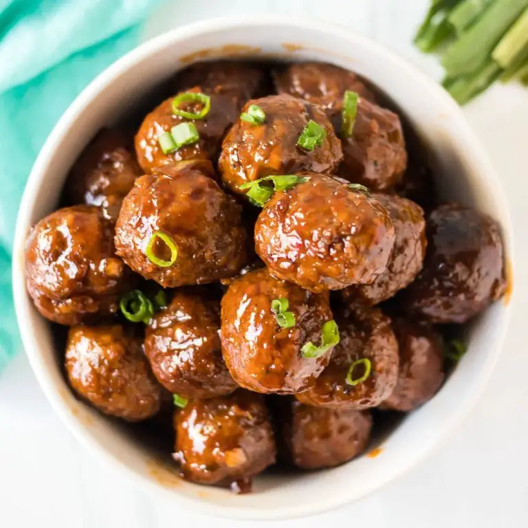 Honey Garlic Crock Pot Meatballs