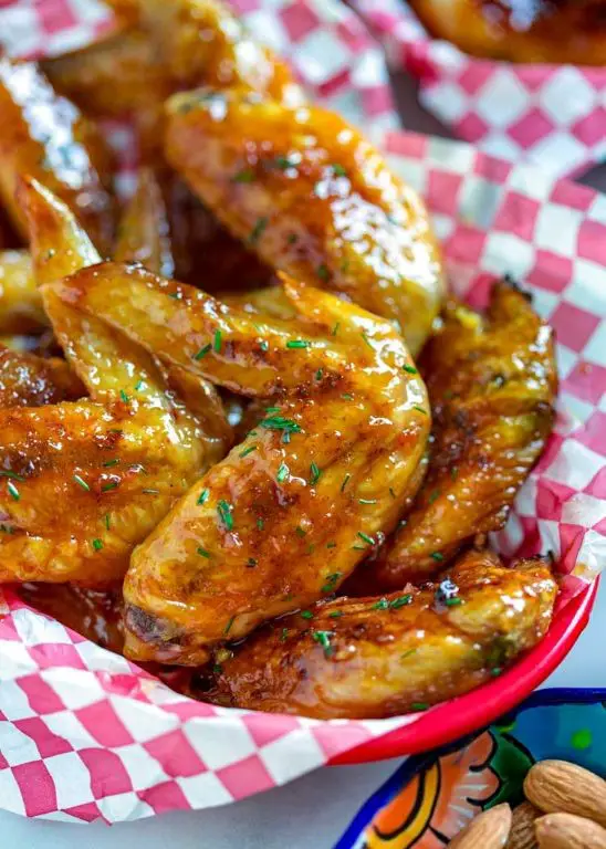 Honey Garlic Smoked Chicken Wings