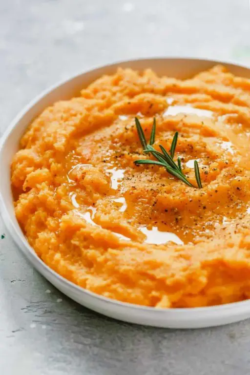 Honey Glazed Mashed Butternut Squash