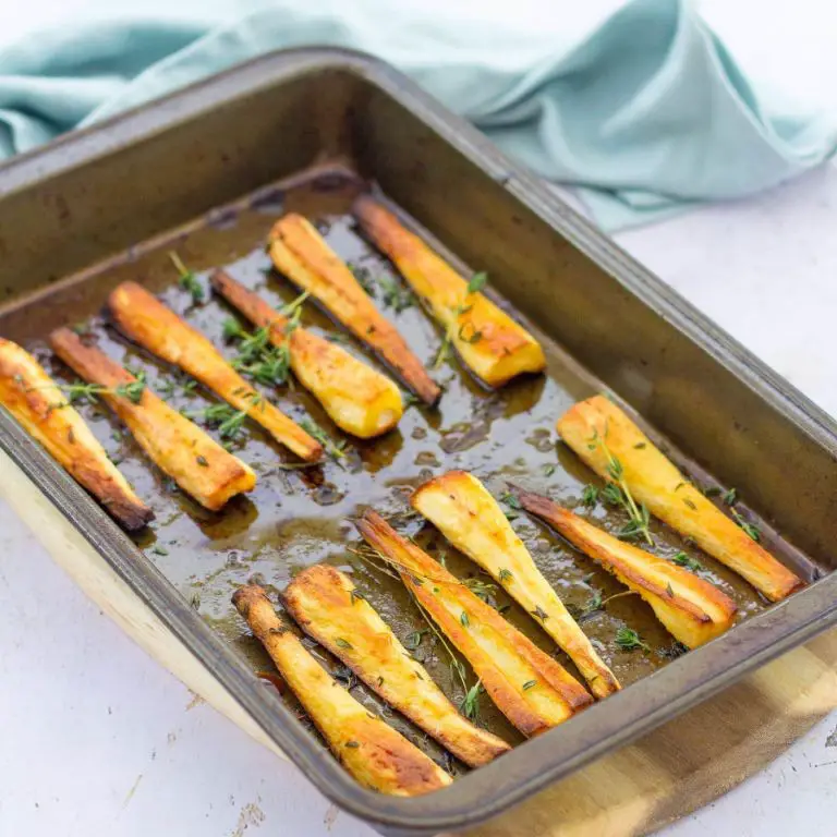 Honey Glazed Parsnips with Thyme