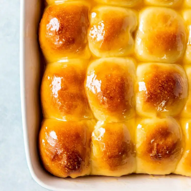 Honey Glazed Sweet Yeast Rolls