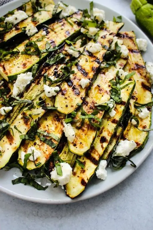 Honey Glazed Zucchini Slices