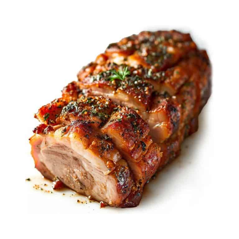 Honey Mustard Glazed Bone-In Pork Loin