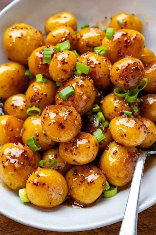 Honey Mustard Glazed Nibbles Potatoes