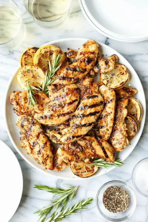 Honey Mustard Grilled Chicken Strips