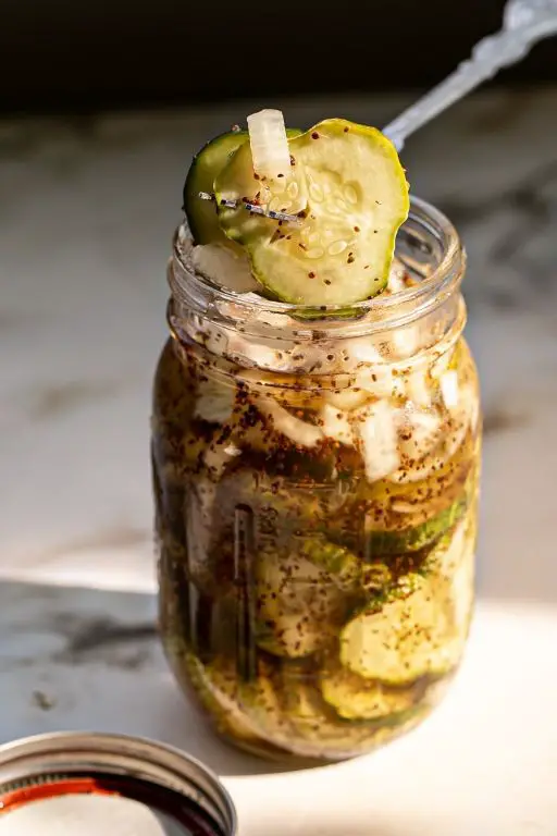 Honey Sweetened Dill Pickles