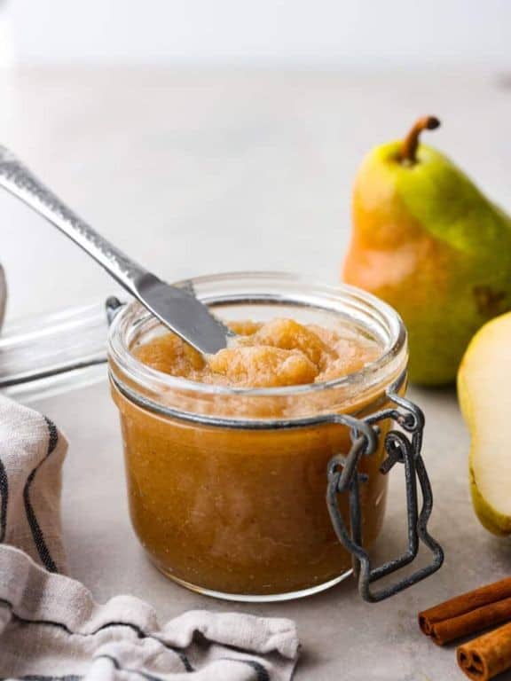 Honey Sweetened Pear Butter