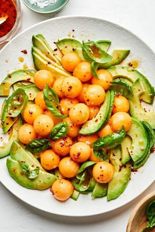 Honeydew Melon and Avocado Salad