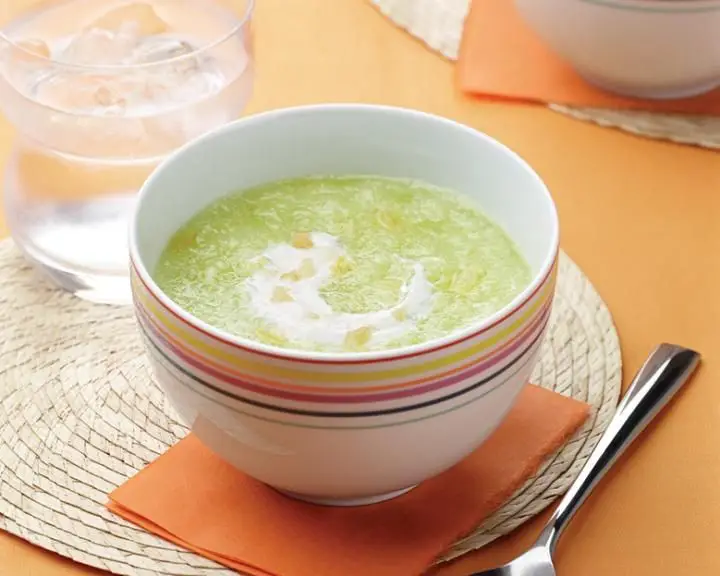 Honeydew Melon and Ginger Soup