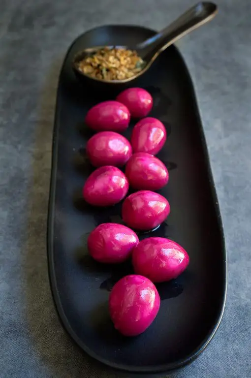 Horseradish Pickled Eggs