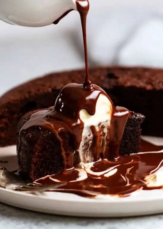 Hot Chocolate Fudge Cake