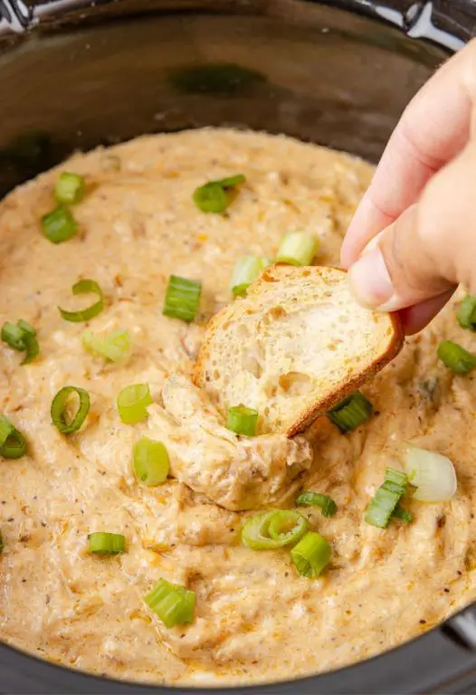 Hot Crab Dip in the Crockpot