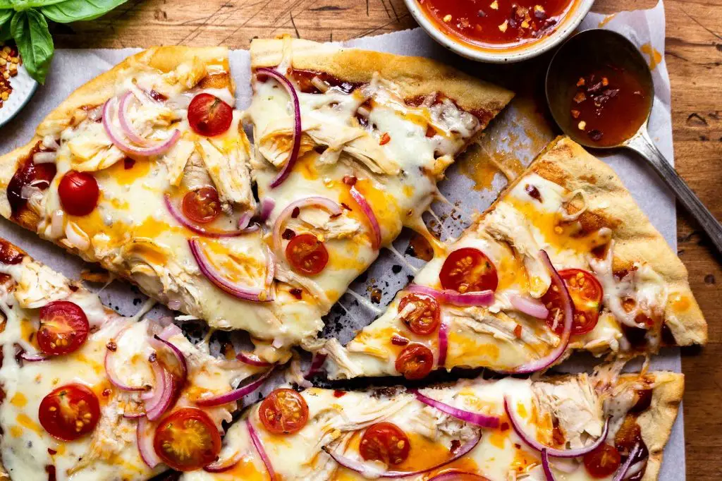 Hot Honey BBQ Chicken Pizza