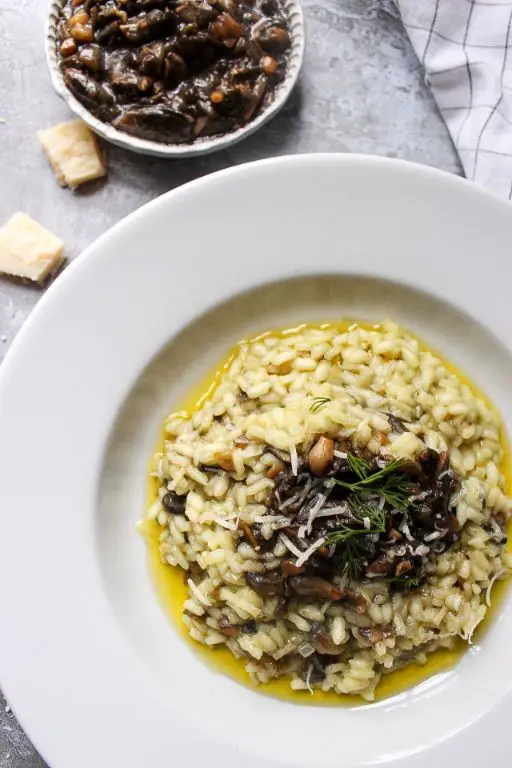 Huitlacoche Risotto with Parmesan