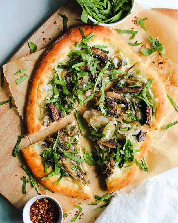 Huitlacoche and Caramelized Onion Pizza
