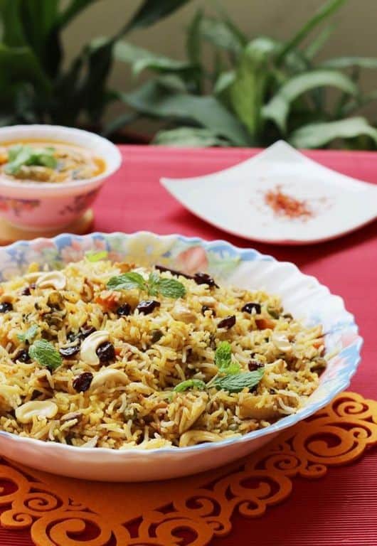 Hyderabadi Vegetable Dum Pulav