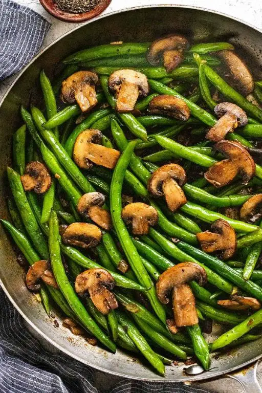 Igado with Mushrooms and Green Beans
