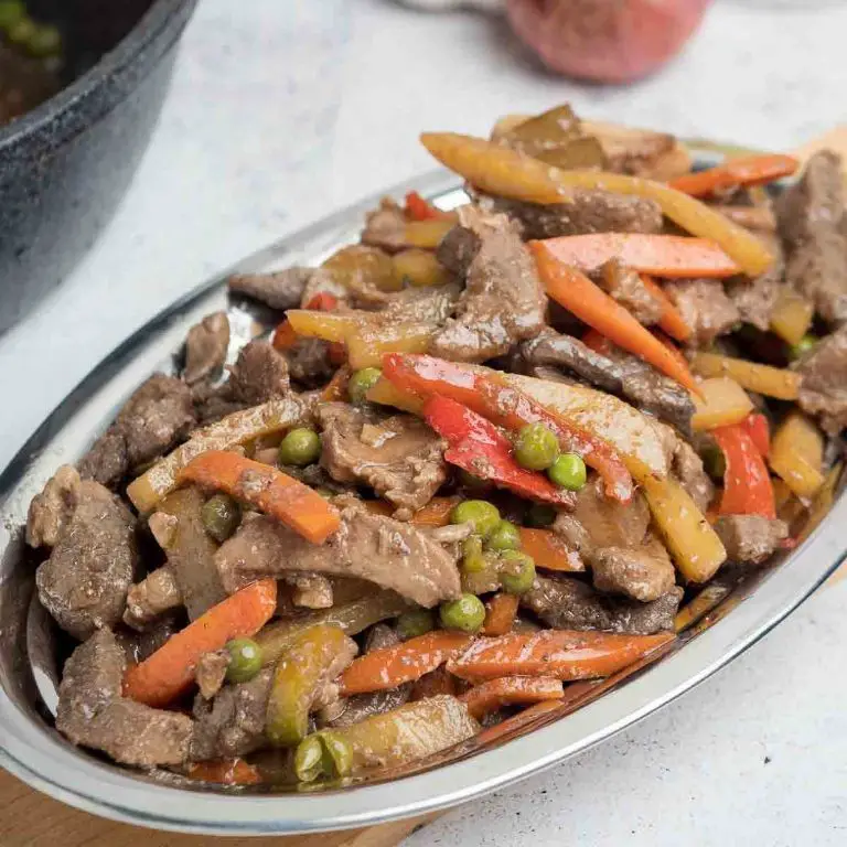 Igado with Potatoes and Carrots