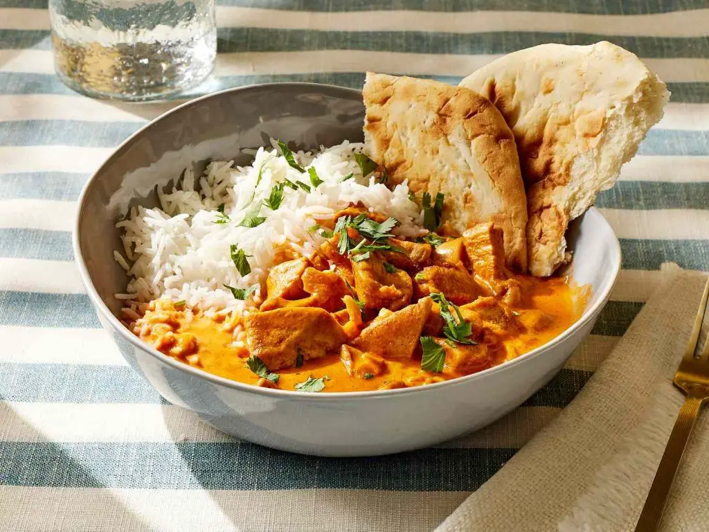 Indian Butter Chicken and Rice