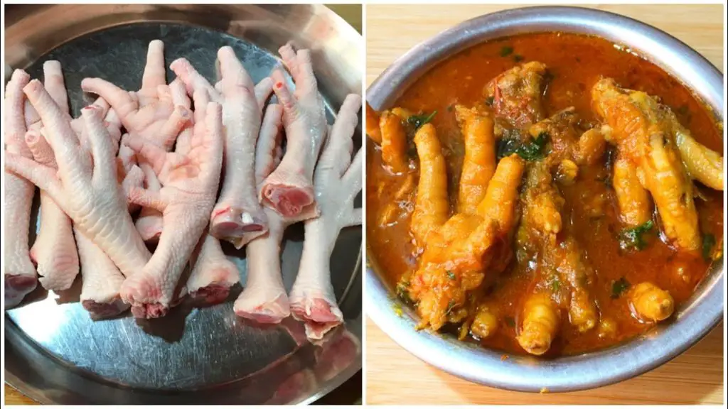 Indian Masala Chicken Feet Curry