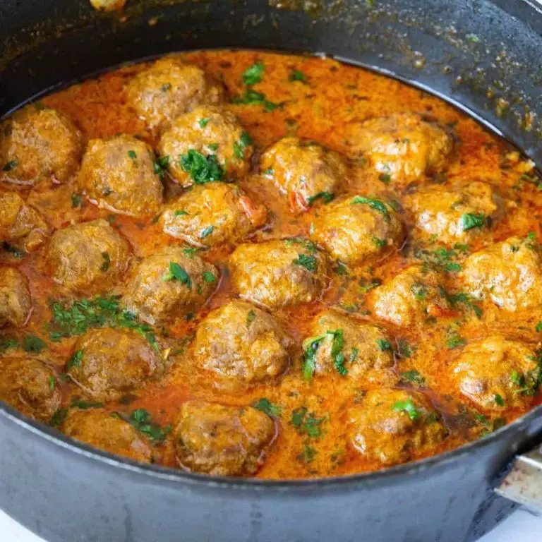 Indian-Style Beef Meatball Curry