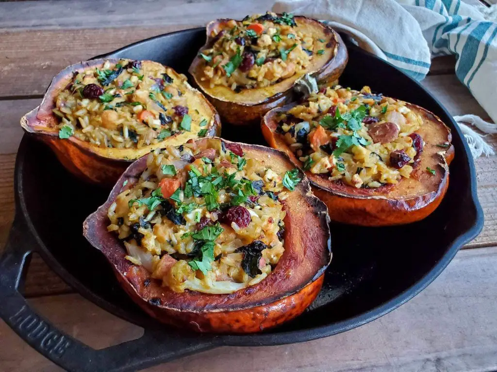 Indian-Style Stuffed Yellow Squash