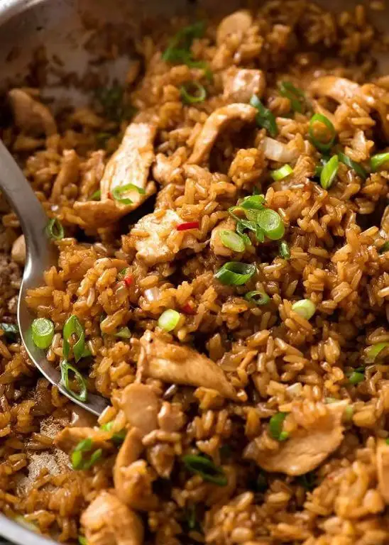 Indonesian Ground Chicken Nasi Goreng