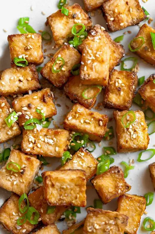 Instant Pot Air Fryer Crispy Tofu Bites