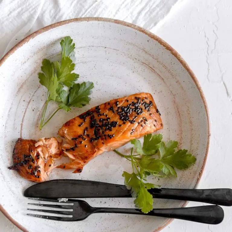 Instant Pot Air Fryer Honey Glazed Salmon