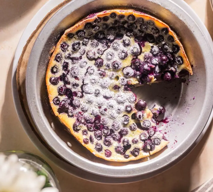 Instant Pot Blueberry Clafoutis