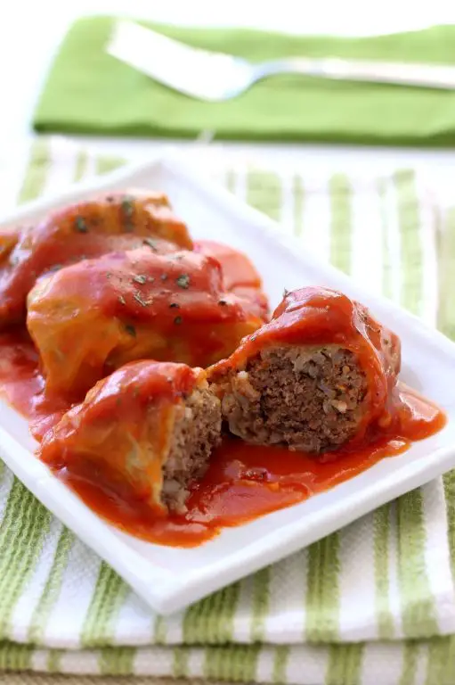 Instant Pot Cabbage Rolls with Ground Beef