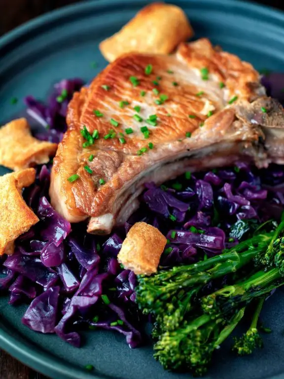 Instant Pot Cabbage and Pork Chops