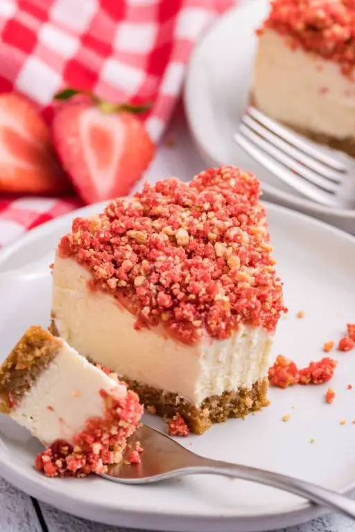 Instant Pot Cheesecake with Strawberry Topping
